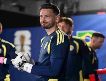 Ilustrasi craig gordon pensiun untuk artikel Craig Gordon Pensiun di Usia 43 Usai Piala Dunia 2026
